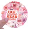 60-Piece Pink Cartoon Graffiti Sticker Set for DIY Notebooks and Water Bottles
