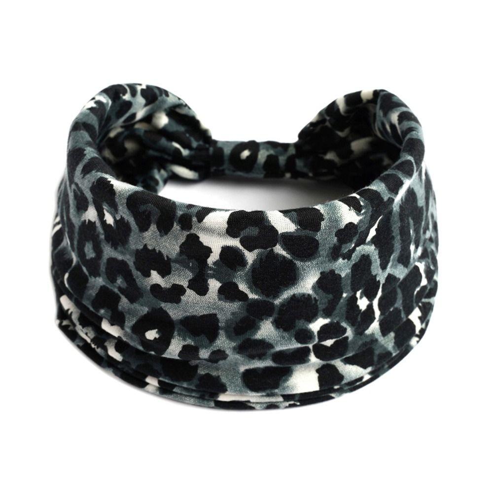 

Elastic Turban Headwear Bohemian Headband Cotton Stretch Wide Yoga Hair Band Extra Large Fashion Women Headwrap For Dance Biker