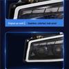 Dual-Lens Full LED Headlights for Sinotruk Howo 380/336, Super Bright Spotlight Flow.
