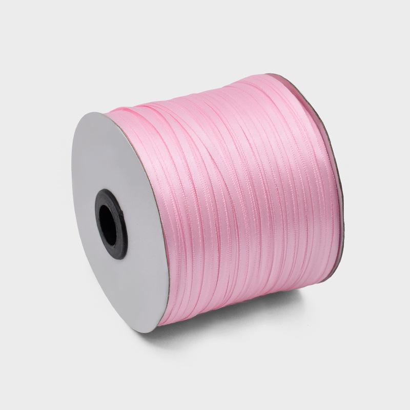 0.3cm Encrypted Polyester Satin Ribbon for Clothing and DIY Accessories