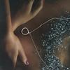 Silver Necklace with Cubic Zirconia, Item Weight 2.1 G (2186984)