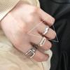Smiley Adjustable Open Ring for Women - Trendy Niche Design, Perfect for Index Finger.