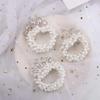 Rhinestone Headwear Sweet Elegant Korean Style Hair Rope Pearl Crown Hair Rope Children's Headdress
