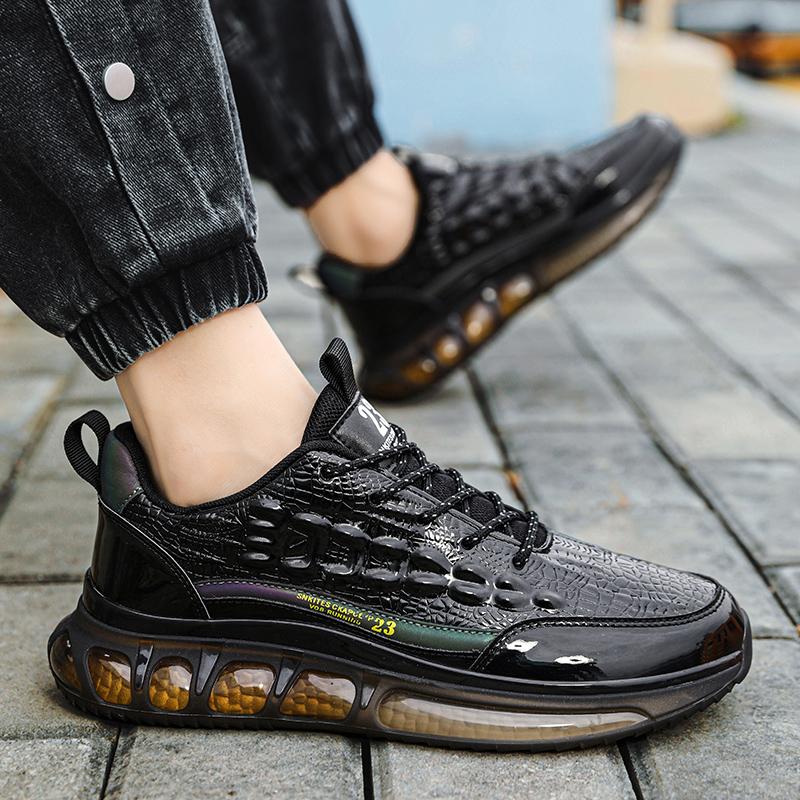 Herren Leichte Sneaker – Atmungsaktives mit dicker Sohle