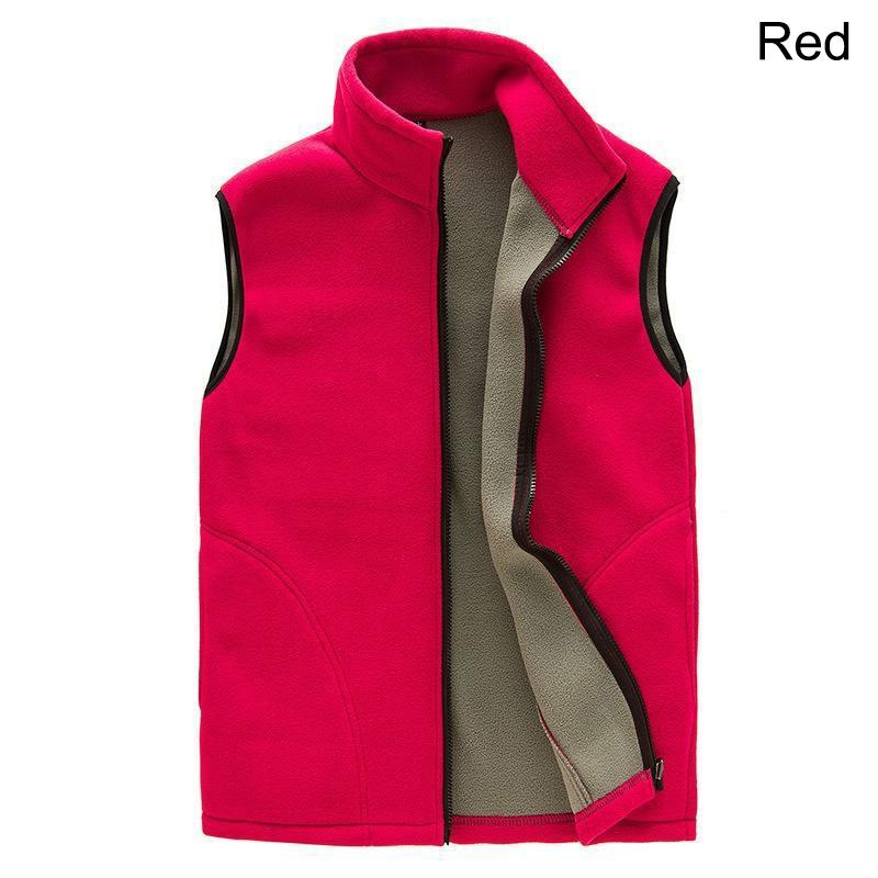Gilet da Uomo in Pile Warmer Gilet da Donna Bodywarmers Gilet Senza Maniche Giacca da Esterno Autunno e Inverno