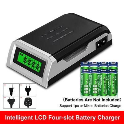 Universal Rechargeable Portable 4 Slot Adapter Fast Charging Dock Intelligent Battery Charger