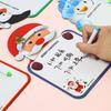 Double-Sided Erasable Drawing Board - Christmas Gift for Kids, Educational Doodle & Writing Board for Primary School Students