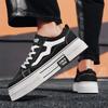 Fashion High Quality Male Casual Shoes Thick Bottom Vulcanize Shoes Mens Versatile Canvas Footwear Handmade Skateboard Footwear Trainers