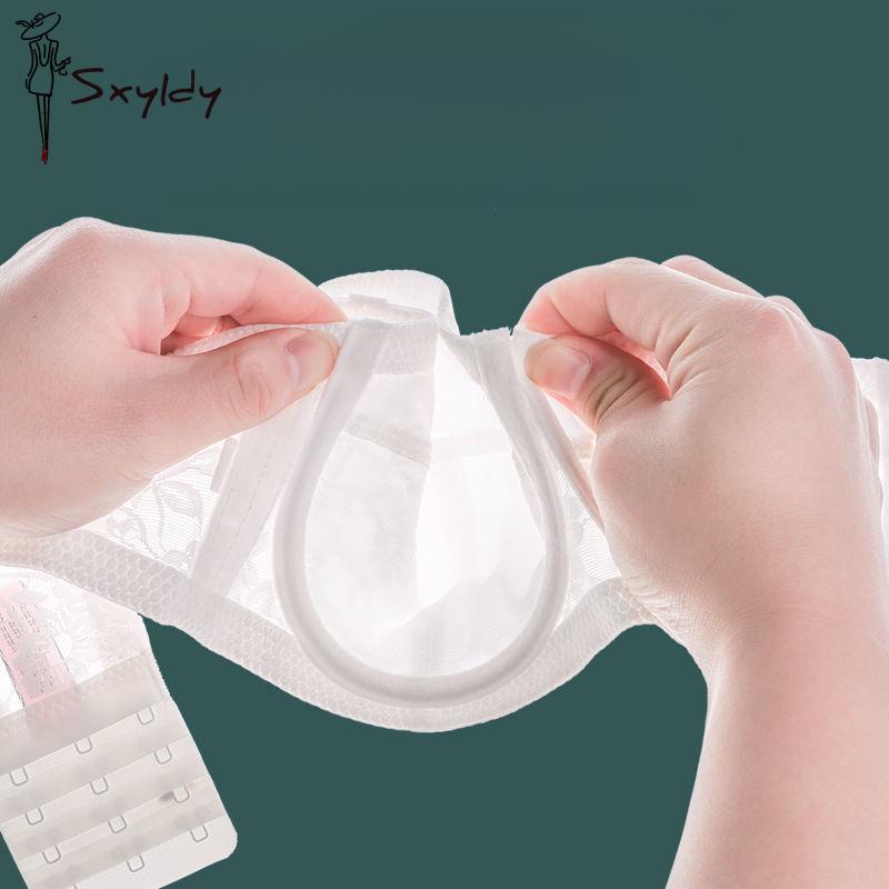 Reggiseno senza spalline ultrasottile da donna sexy con ferretto push-up