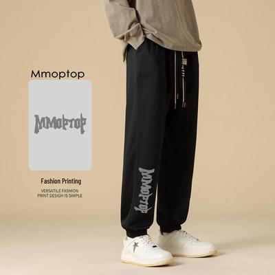 MMOPTOP Men's Printed Loose Fit Jogger Pants