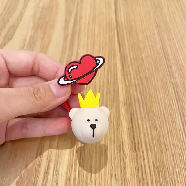 Kawaii Silikon-Strohhalmabdeckung für 7-8mm Cartoon Lebensmittelqualität Silikon Staubdicht Hitzebeständig Strohhalm-Stopfen Kappe Schnabeltassen Zubehör