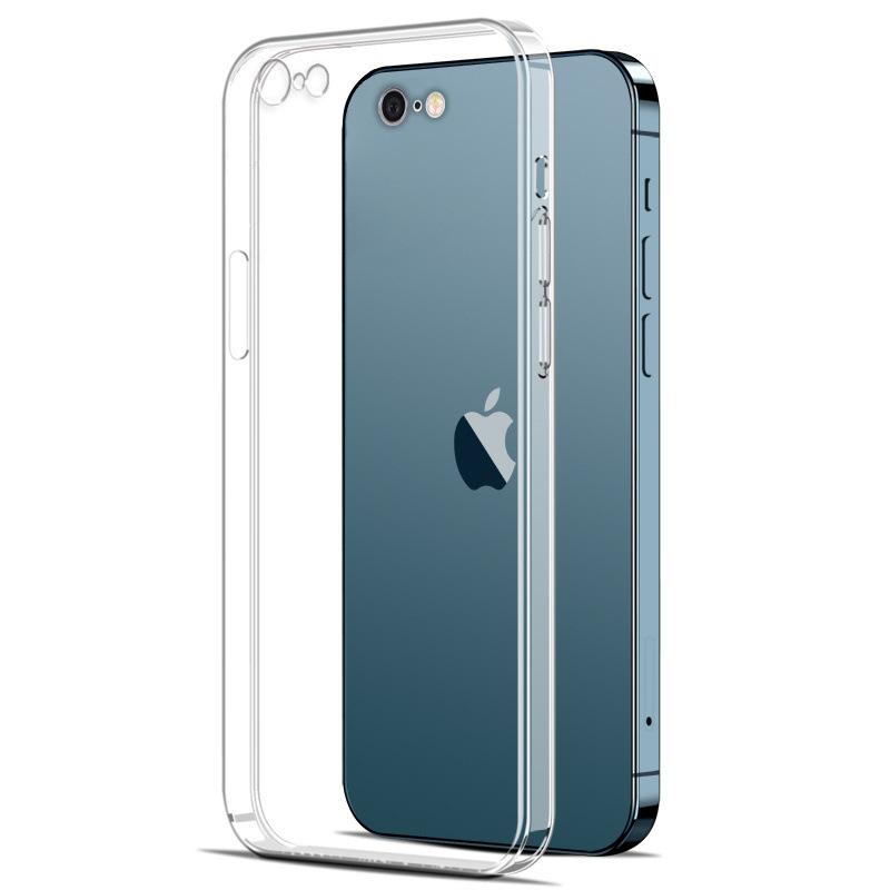 Applicable to Apple 1 mobile phone case iphone1plus protective case Apple 1s transparent silicone sixth generation soft case Rubik's Cube straight