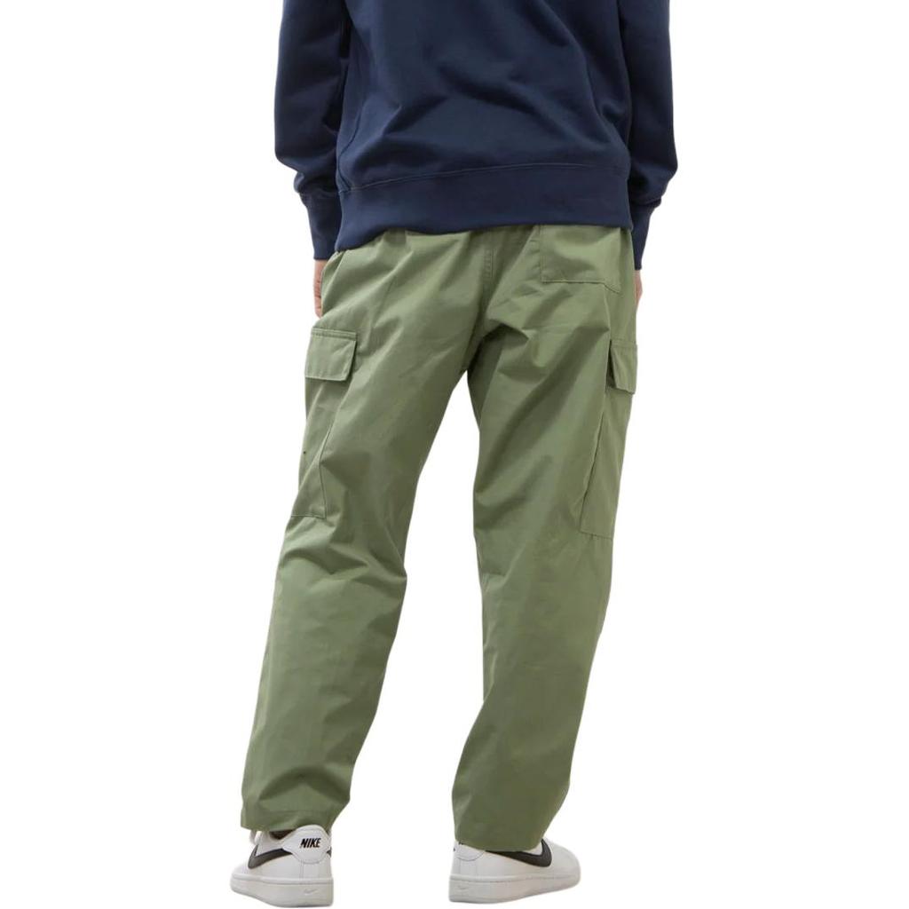 Nike Solid Color Woven Mid-Waist Cargo Pants Men Bottoms Green FZ4731-386