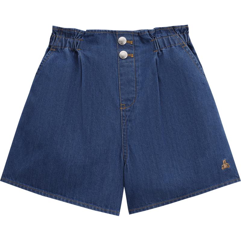 GAP Girls Bear Embroidered Denim Bloomers Shorts 160cm (14-15Y)