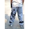 Summer European And American Men'S Street Dance Hip-Hop Sweatpants, Plus Size Trendy Pants, Loose Casual Printed Pants