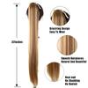 80CM Super Long Straingt Drastring Ponytail Synthetic Hair Extensions Black Brown Pony Tail Heat Resistant Fiber KTB