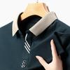 Original Men'S Short-Sleeved Polo Shirt High-End Business Casual Non-Iron Stretch Shirt