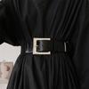 Pu Modern Black Womens Waist Belt For Summer Fashion Ideal For Dresses And Blouses