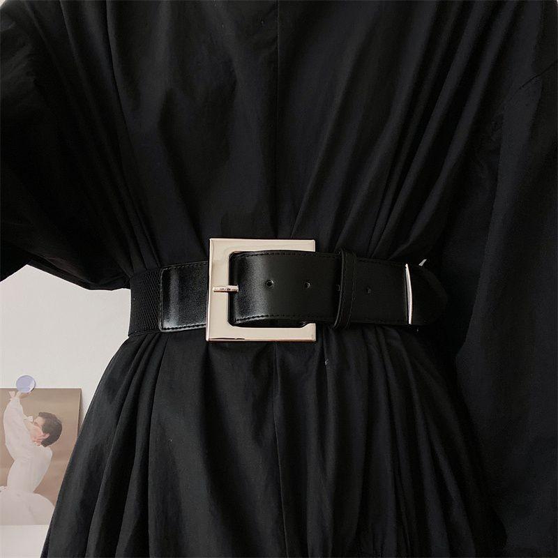 Pu Modern Black Womens Waist Belt For Summer Fashion Ideal For Dresses And Blouses