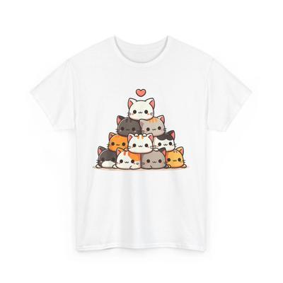 Cat Cute Kitty Cats Anime Kawaii Neko Women Girls T-Shirt