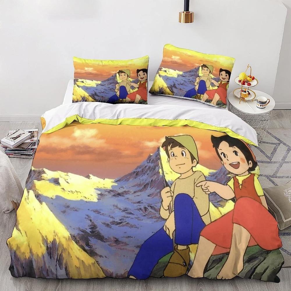 Cute Girl  Anime Patternduvet Cover   Bed Sheets Down Duvet Covers, Children's Duvet Covers, Adult Microfiberduvet Covers
