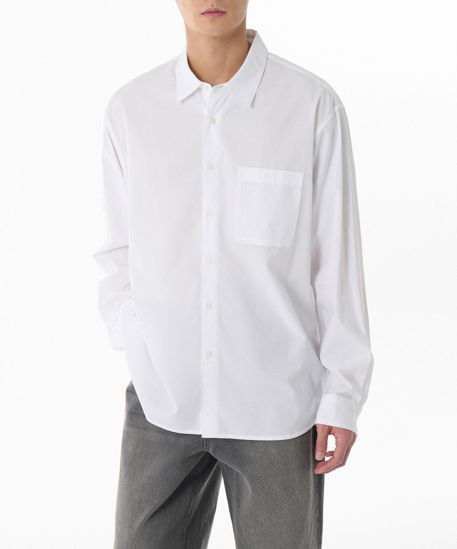 Musinsa Standard Relaxed Cr Shirt [White] White/S