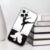Luxury Black White Swan Phone Case For iPhone17,16,15,14,13,12,11 Plus,Pro Others Soft Black Cover