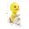 Popular Press Duck Toy Car Animal Shaped Plastic Material Inertial Forward Cartoon Toy