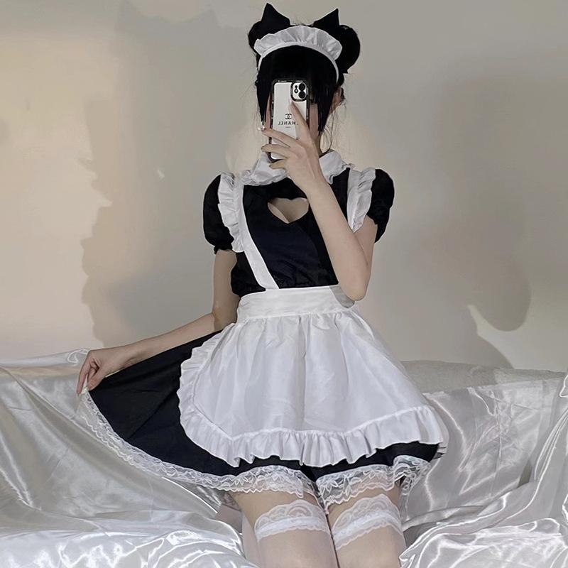 Sexy lingerie sweet pure desire maid outfit, seduction lace cos cosplay sexy love pussy maid outfit