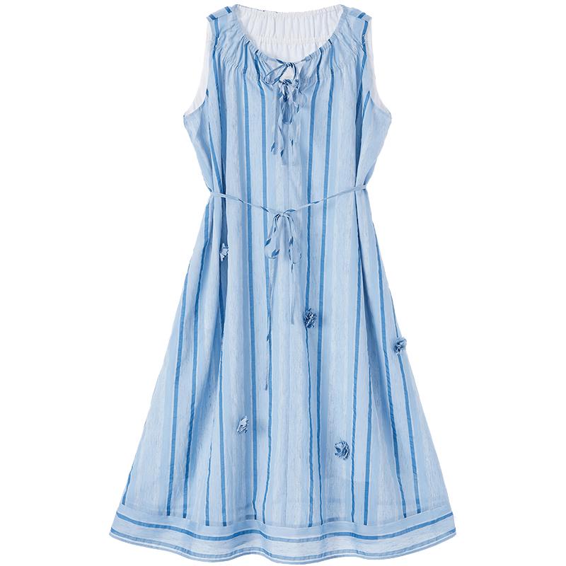 Betu Women s Sleeveless Lyocell Linen Dress S