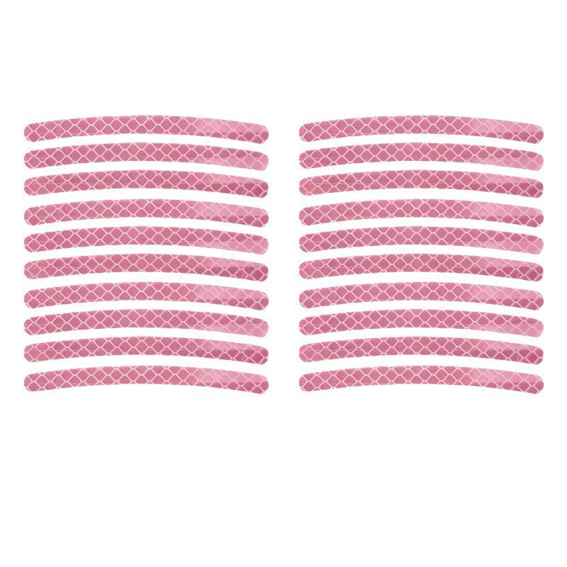 Fluorescent Reflective Car Wheel Stickers for Night Safety - Personalized 3D Decorative Motorcycle Anti-Collision Tire Decals