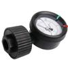 Gauge Suitable For Harsh Environments Pressure Gauge Black PP Diaphragm Gauge Waterproof Housing Shockproof Design