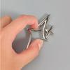 Star Keychain Organizer Unisex Punk Style Double Star Key Ring Durable Sturdy Buckle for Outdoor Gear & Gifting