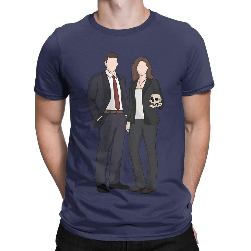 Temperance Brennan and Seeley Booth Bones Funny 100 Cotton TShirt Temperance and Seeley Bones Tops Tees For Unisex