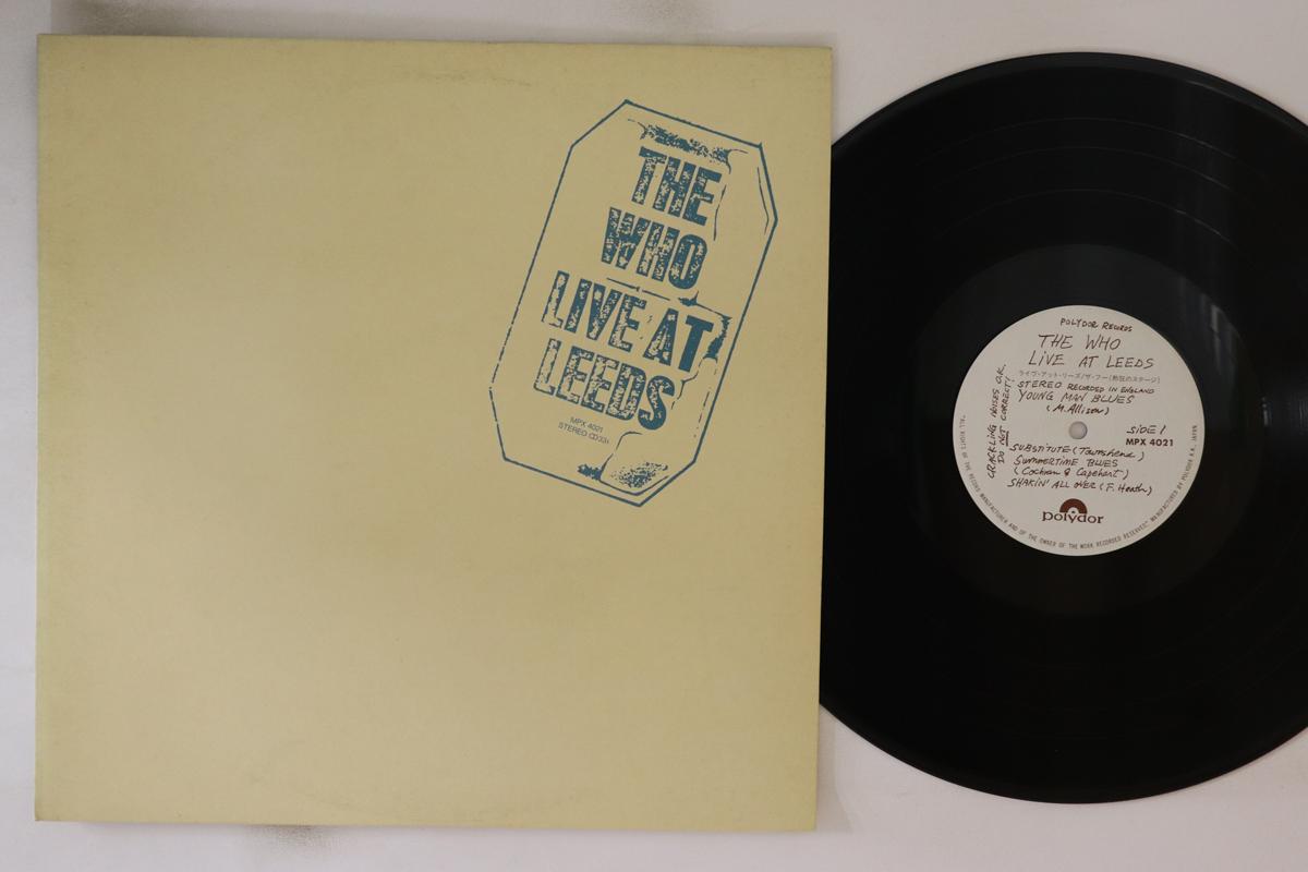

LP Пластинка WHO - Live At Leeds MPX4021 POLYDOR 1980 Япония Рок Б/у