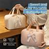 Solid Color Cosmetic Storage Bag Large Capacity Toiletries Storage Pouch  Outdoor