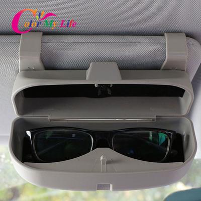 Nuevo Visera de sol para coche, soporte para gafas de sol, funda para Skoda Octavia Yeti Roomster Fabia Rapid Superb Kodiaq Karoq