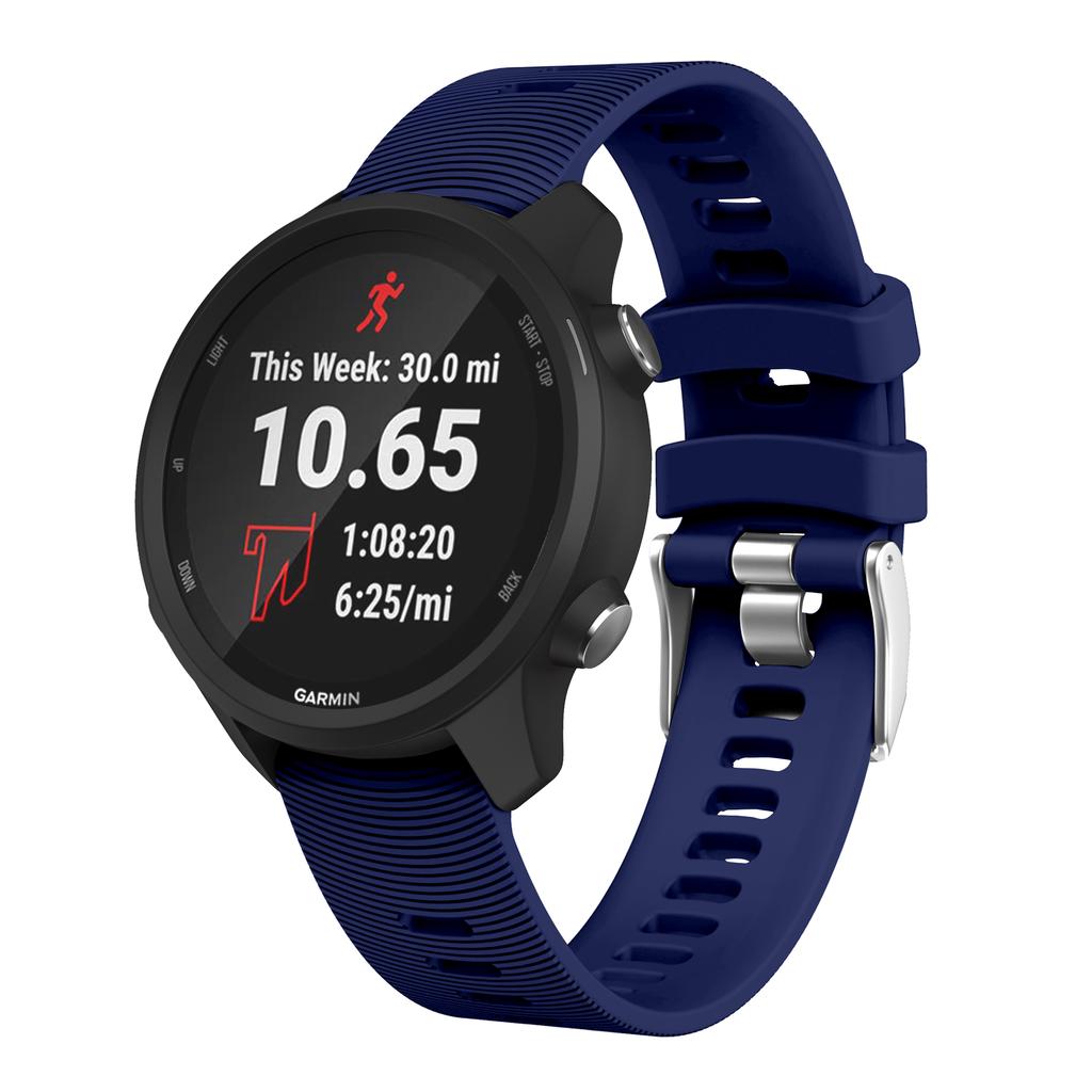 Rem för Garmin Forerunner 245 Originalarmband Universell Silikonrem Tillbehör Armband för Garmin Vivoactive 3 Klocka 20mm