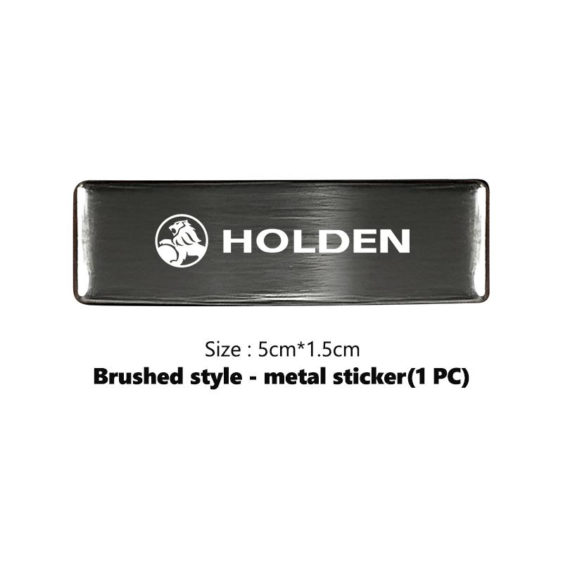 

Aluminum Alloy Car Body Decals Auto Exterior Interior Metal Stickers For Holden Captiva Barina Astra Cruze HSV VT VX VU VY VZ VE