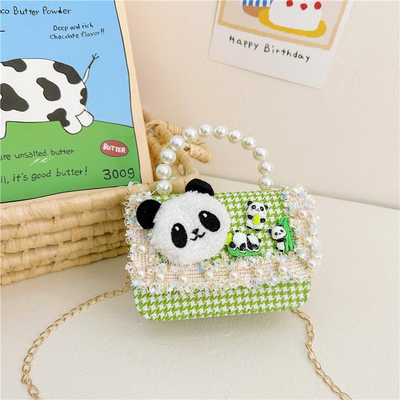 Charming Animal Print Crossbody Bag For Kids With Beaded Elements In Various Colors