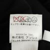 ADPINA Unused Italian Silk Long Pants 46 Black Tag Attached Elastic Waist Women Used