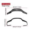 Carbon Fiber Color Steering Wheel Cover Trim For Jaguar F-TYPE 2013- Interior Decoration Steering Wheel Styling
