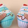 Pet Toy Bite-Resistant Plush Chew Toy with Interactive Sound Design Squeaky Ice Cream Shape Pet Teeth Cleaning Toy