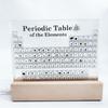 Large 3D Acrylic Periodic Table Crystal Ornament