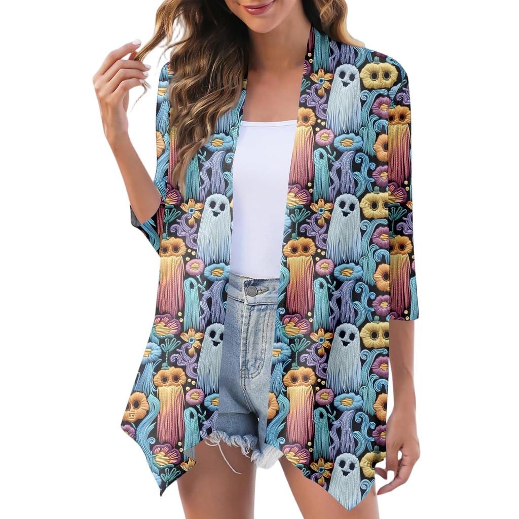 Women's Fashion Casual Cozy Halloween Cardigan Jacket