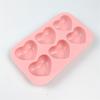6-Cavity Heart Silicone Baking Mold