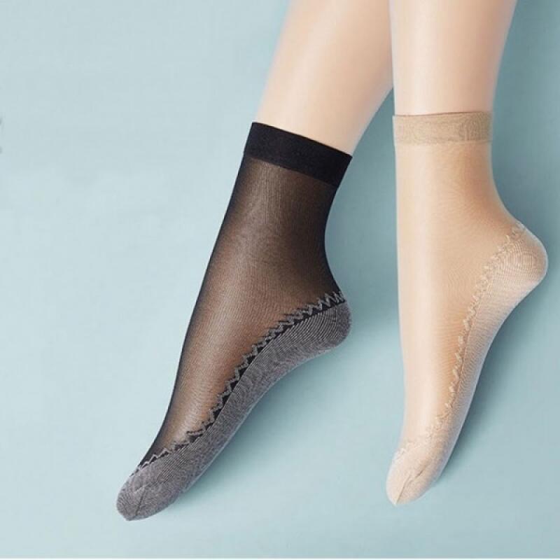 10 sets of velvet bottom stockings and socks sable