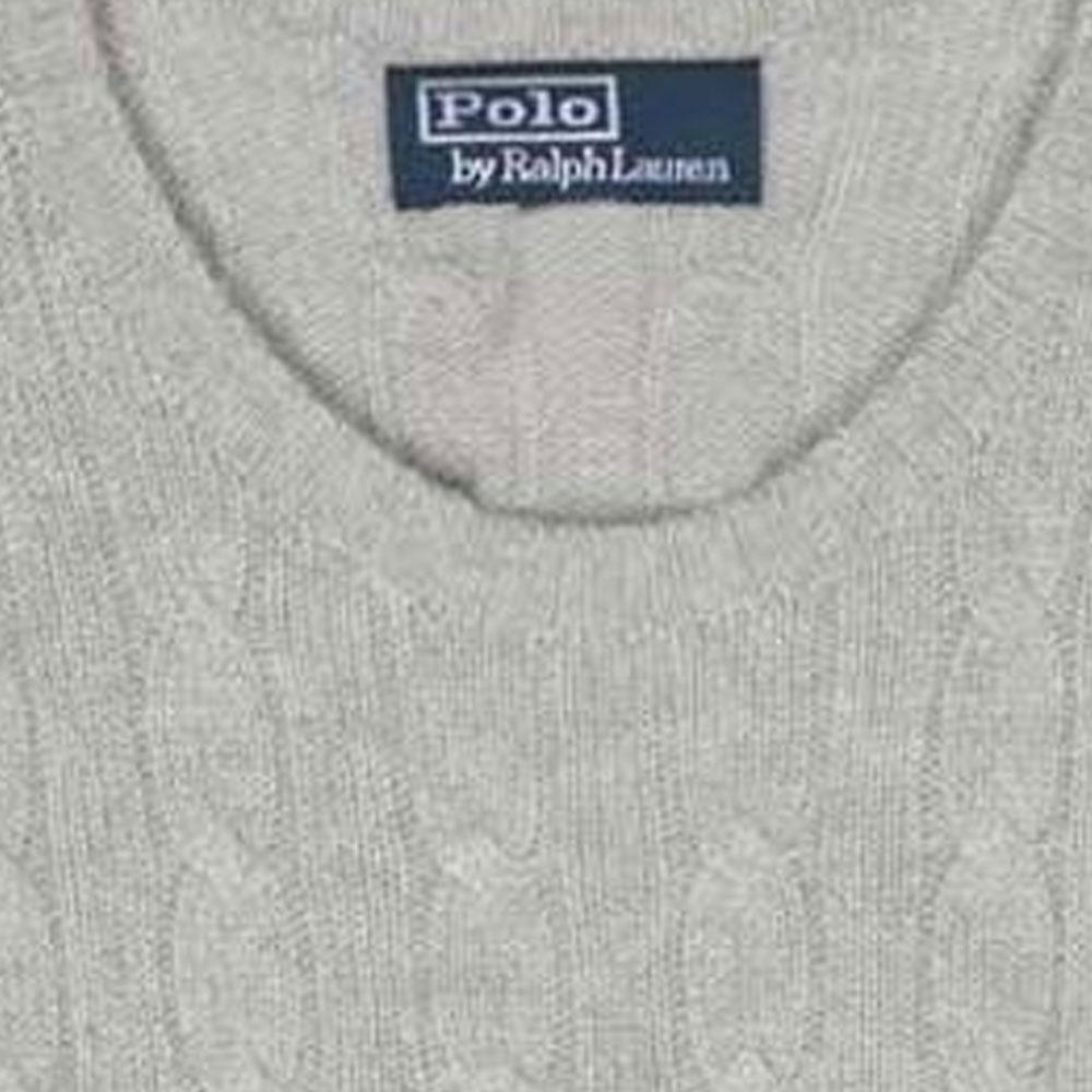 Polo Ralph Lauren Sweater Ss23 Loose Solid Color Round Neck Long Sleeve Kids sweater Gray 323560706019019
