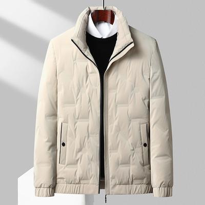 Autumn and Winter New White Duck Down Warm and Thickened Short Down Youth Cold-proof Jacket Tide