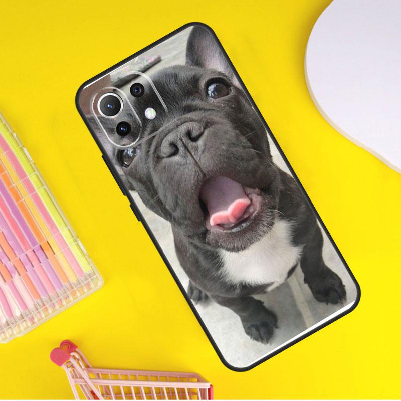 French Bulldog Cover For Xiaomi 14 13 Ultra 11T 12T 13T 14T Pro POCO X7 Pro X3 X5 F3 F5 F6 M6 X6 Pro Case